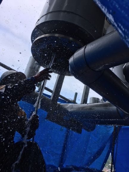作業中