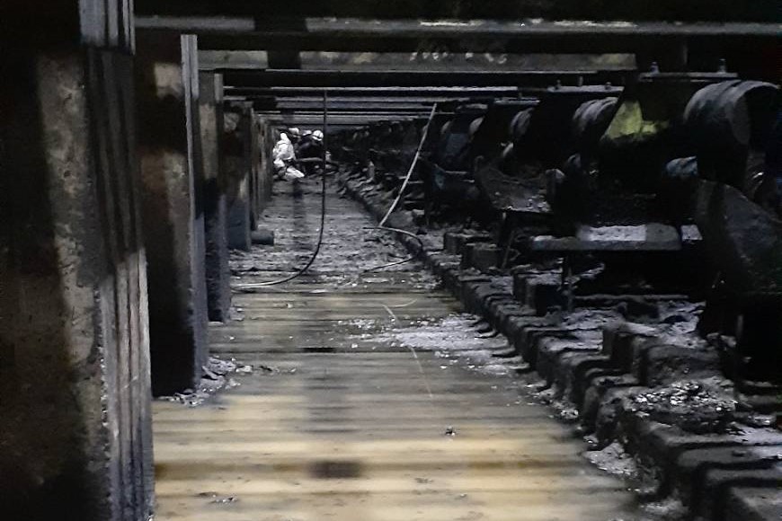 作業後