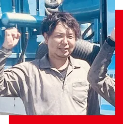 笑顔の社員